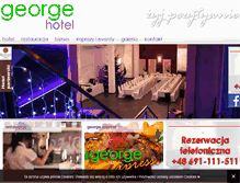 Tablet Screenshot of hotelgeorge.pl